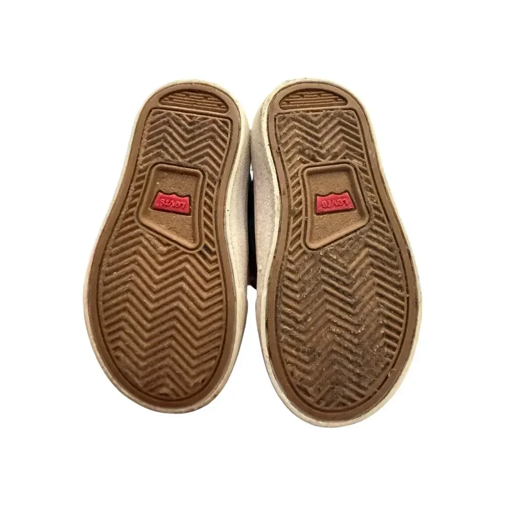 Levi’s Toddler Brown Hook & Loop High Top Sneakers US 5 EU 20